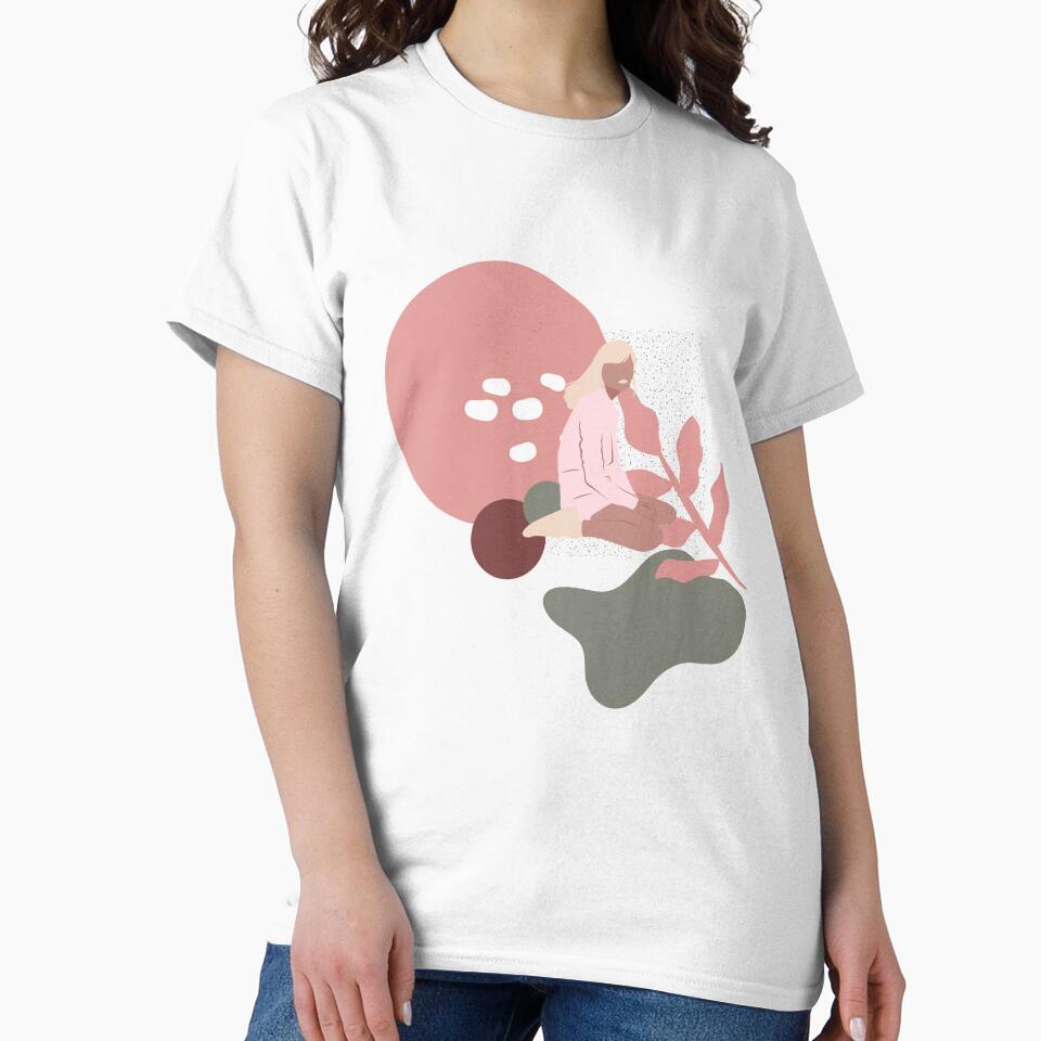 Boho Girl Nature light pink by BeeMeCreative