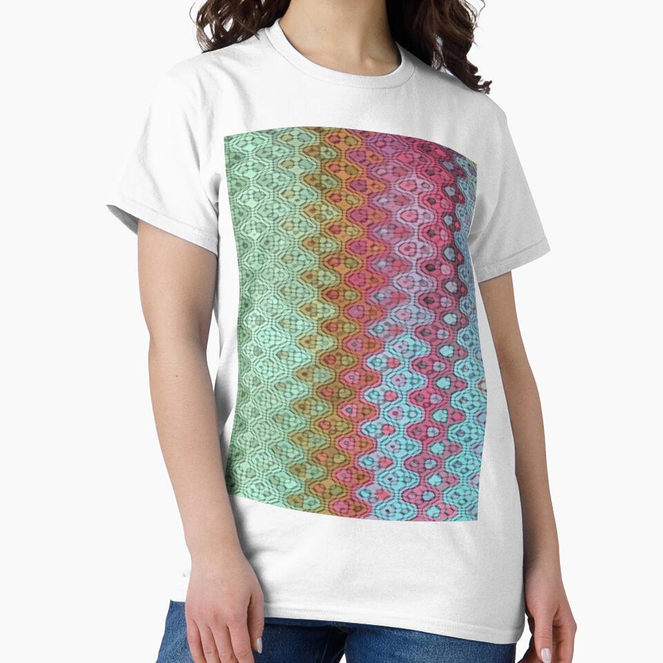 PASTEL CROCHET STYLE MULTICOLOR STRIPES BY OZCUSHIONSTOO -THE WAITING COLLECTION by ozcushionstoo