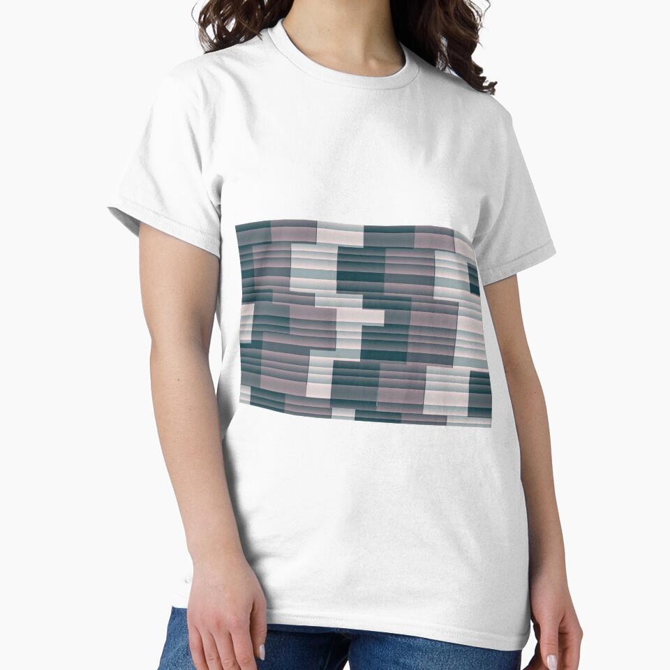Triplay Smoked-CHECKS AND SQUARES ozcushionstoo by ozcushionstoo