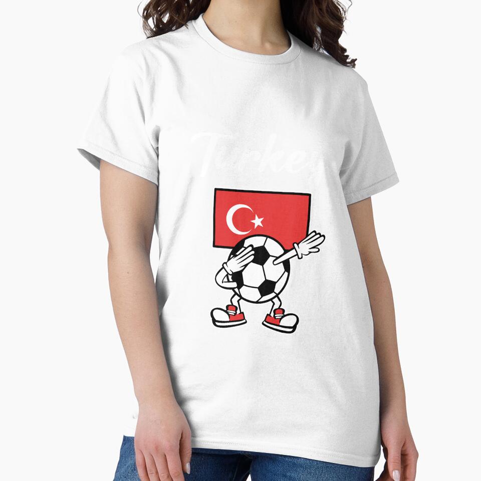 TURKEY - Dabbing Football Soccer Ball - TURKEY Flag by Darling DeDe
