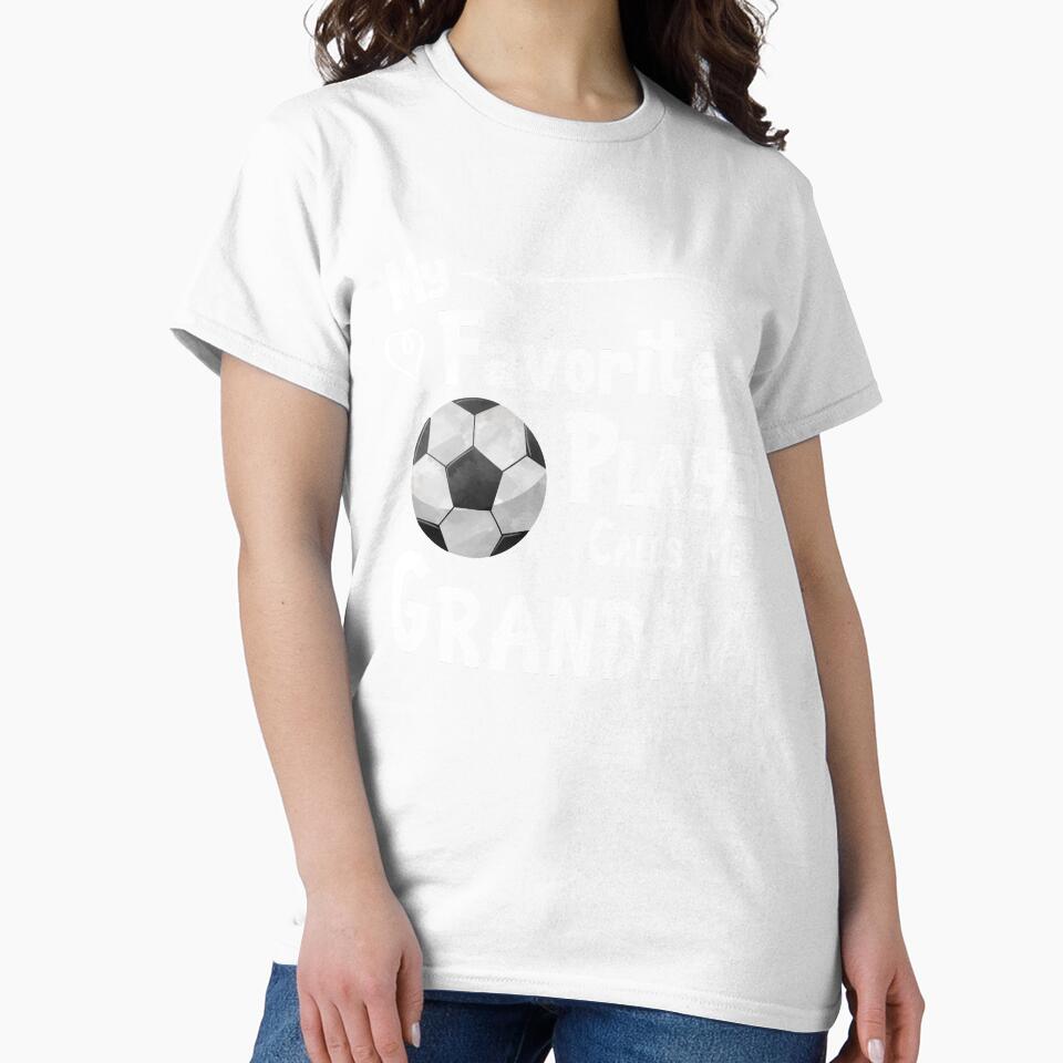 Soccer Football My Favorite Player Calls Me Grandma Fan Designs by SpiritWestDesig