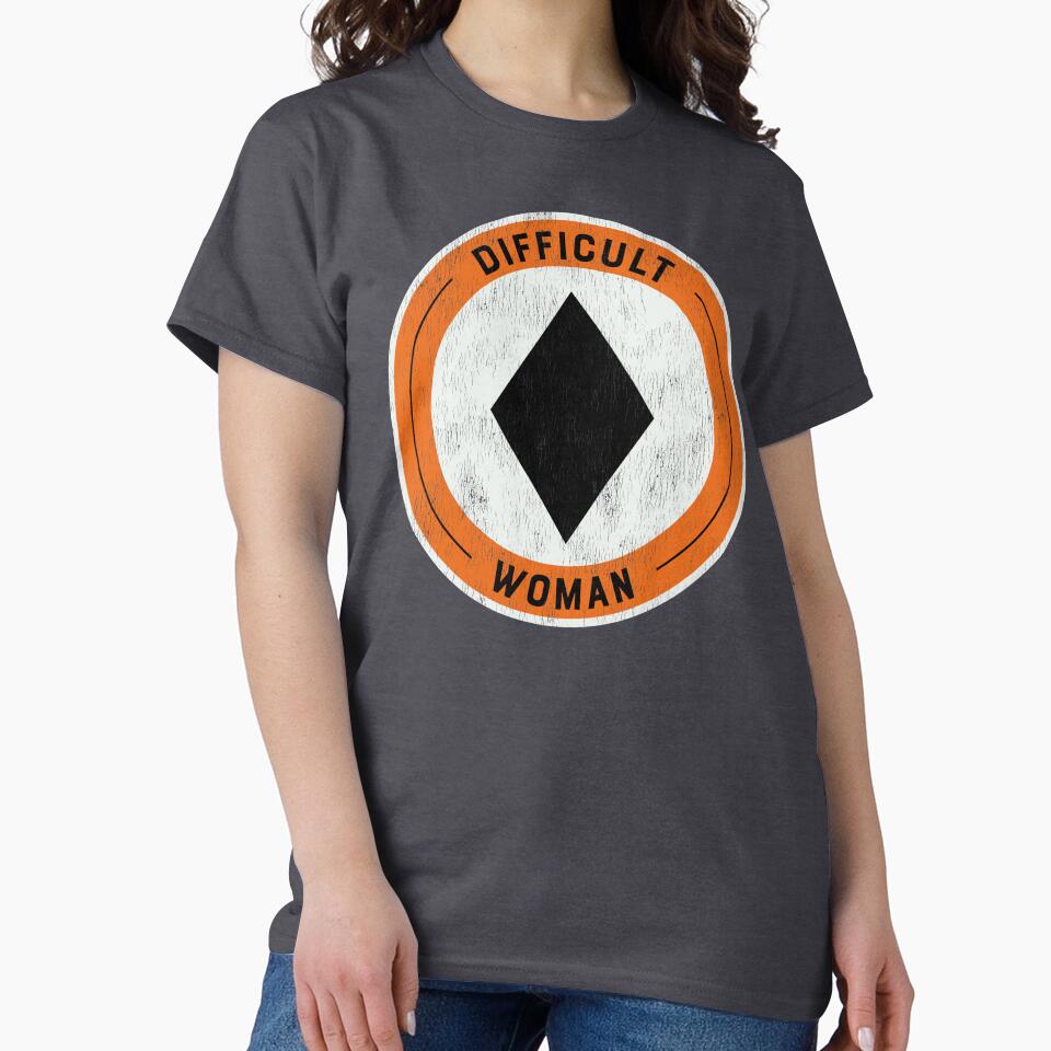 Difficult Woman - Black Diamond Skier by Design Sparkes