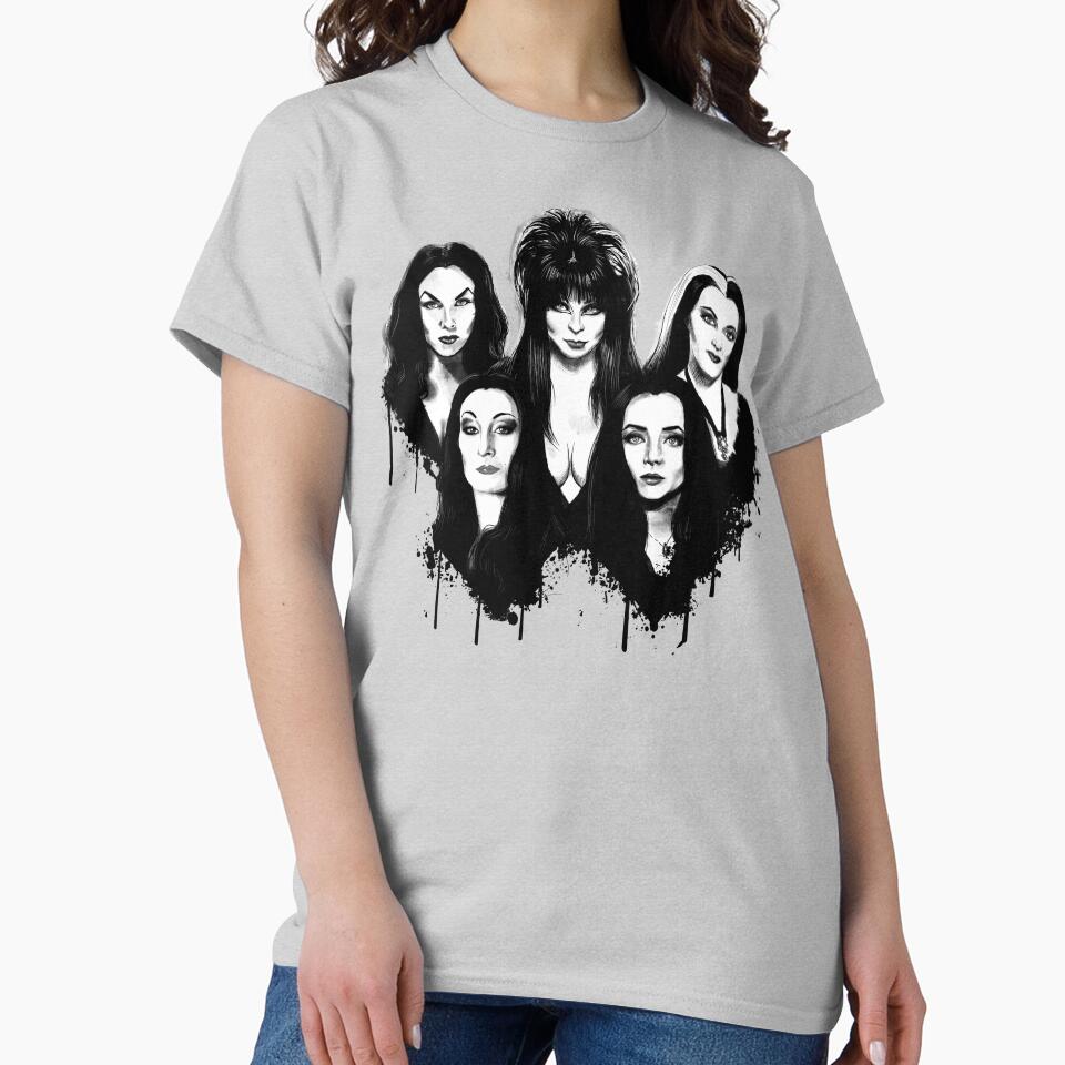 Goth Queens - Elvira, Vampira, Lily, Morticia by Otracreativa Prints