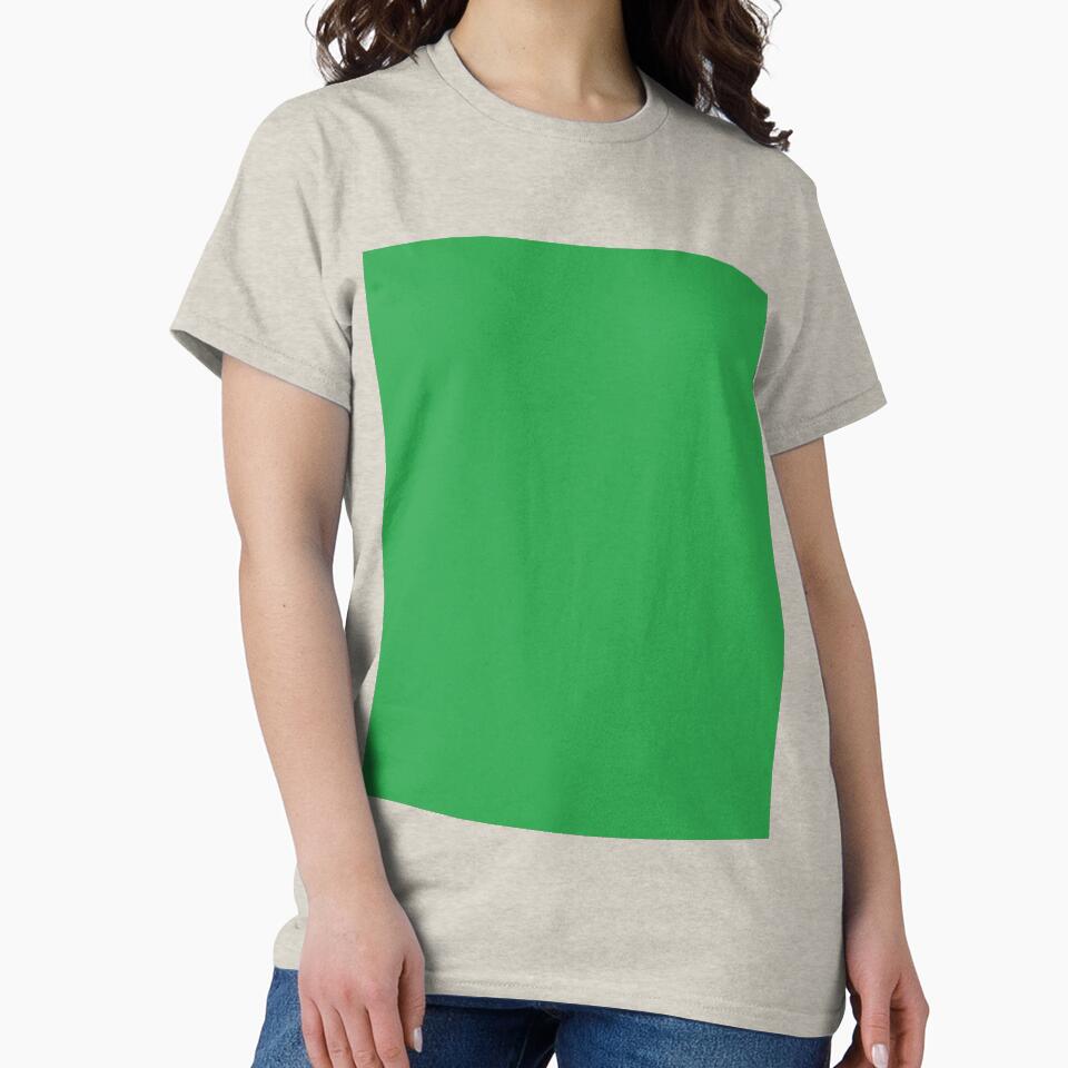 Plain Solid Color Medium Green Vivid Green Grass Green by mimihuang creations