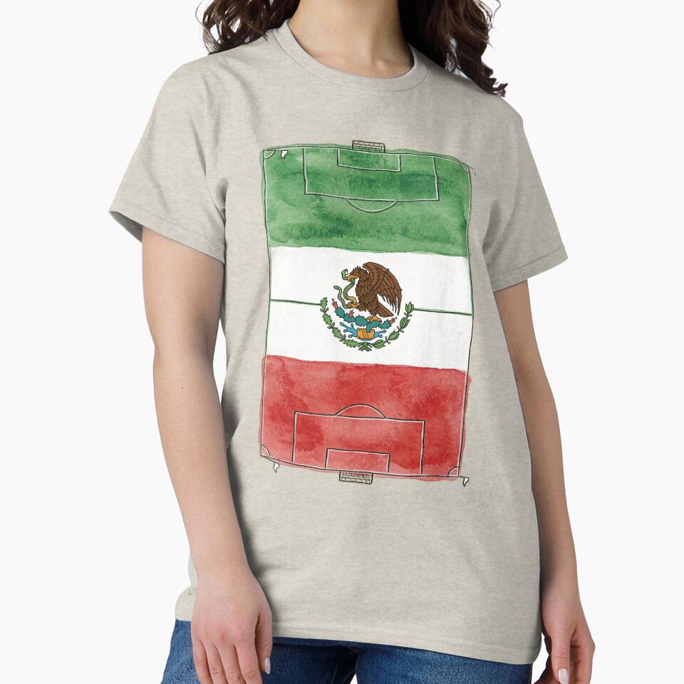 Vintage Mexico Soccer Field Flag. vintage. by EunsooLee