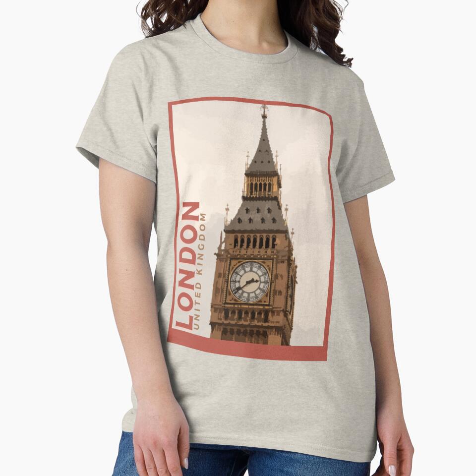 London - T-shirts, Hoodies and Sweatshirts by TripsandPrints