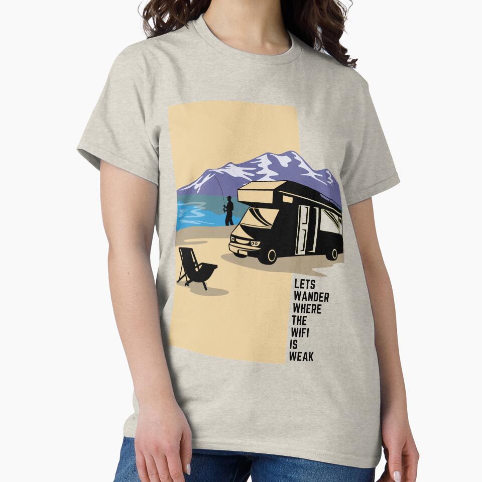 Camping on Wheels - T-shirts, Hoodies and Sweatshirts by TripsandPrints