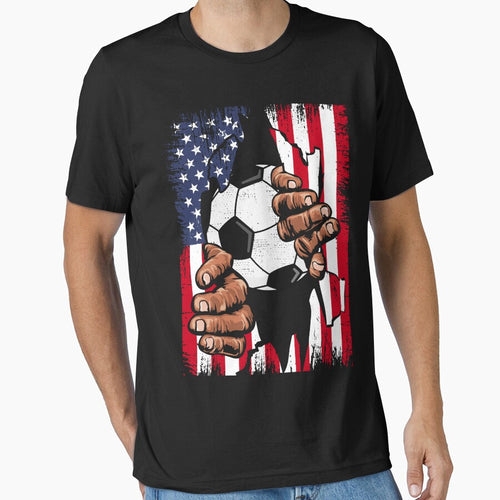 American Flag Soccer Inside Me Patriotic USA Futbol Player 4th of July by grinta2021