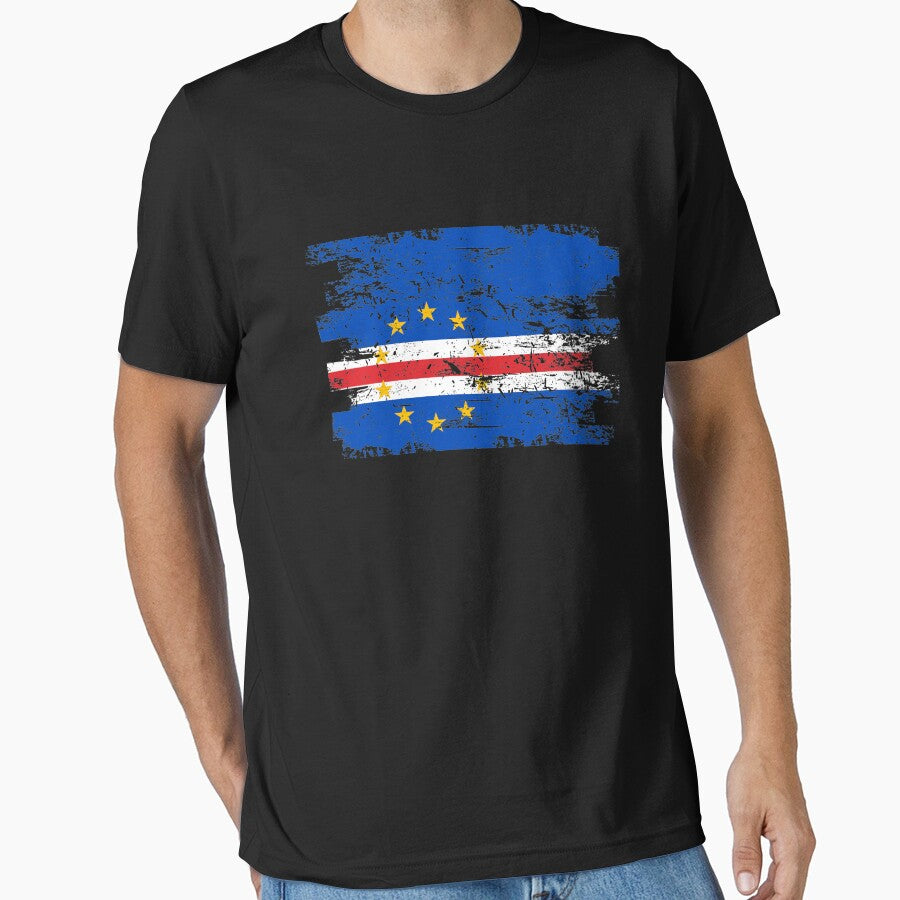 Cape Verde Shirt Gift Country Flag Patriotic Travel Africa Light by threadsmonkey