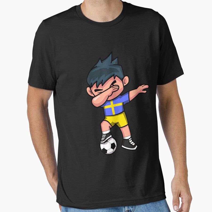 Soccer Boy Dabbing Sweden by melsens