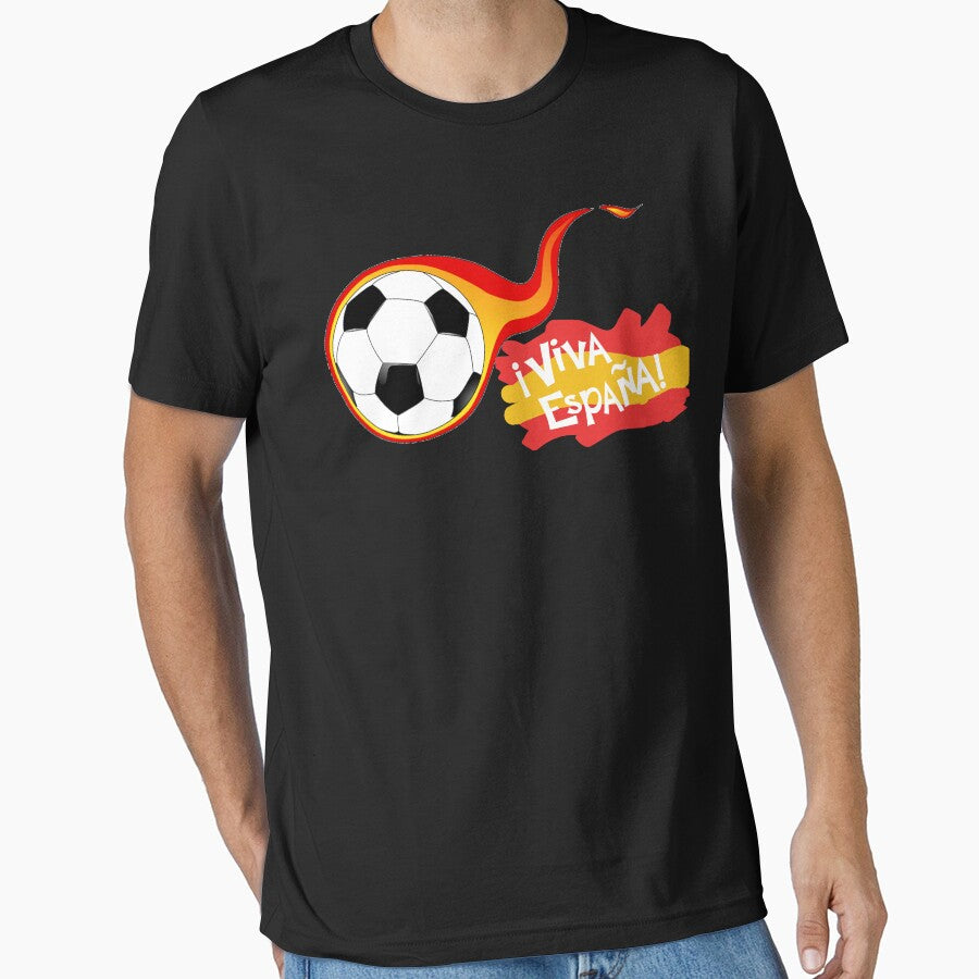 Spain Football Shirt - Spain Soccer Shirt - Viva Espana by Galvanized