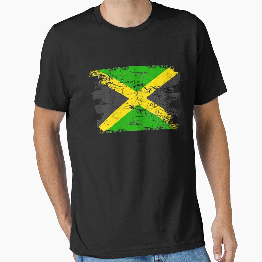 Jamaica Flag Gift Country Patriotic Travel Shirt Americas Light by threadsmonkey