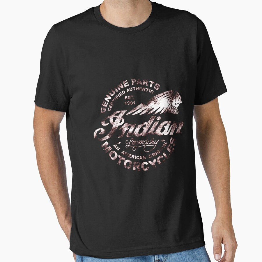 Indian Motorcycles Vintage Sign Legendary_White by JosetteGuyon9