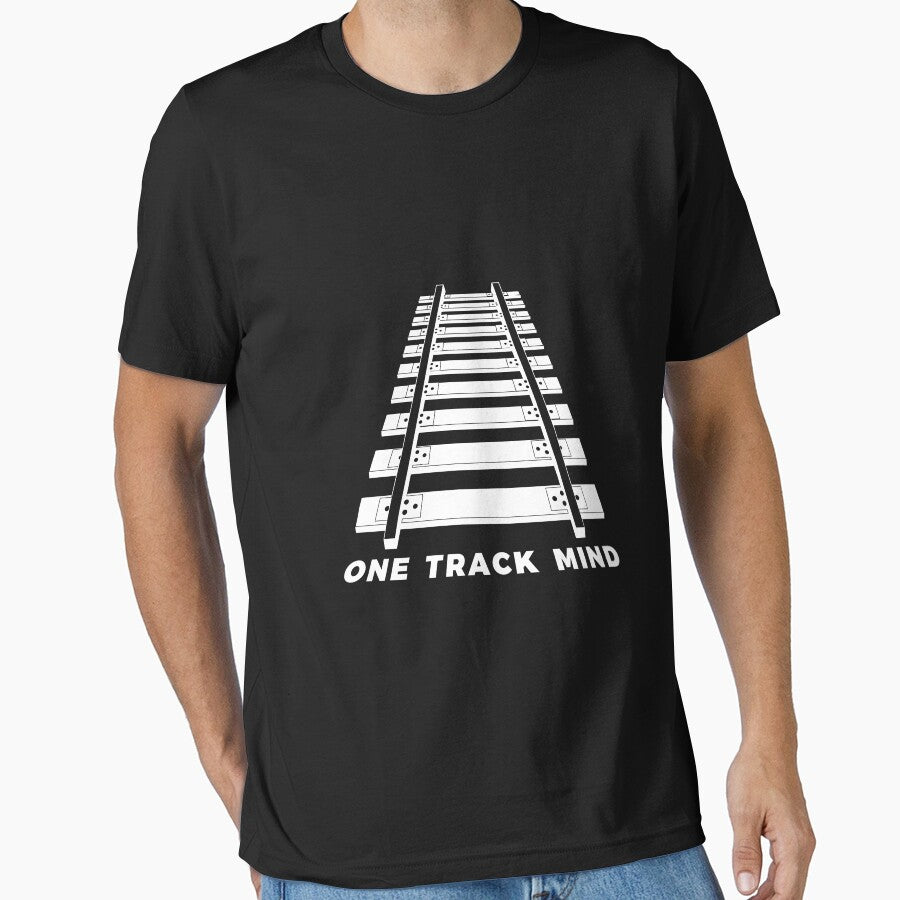 Train Long Sleeve Shirt Funny One Track Mind Apparel by celestekey