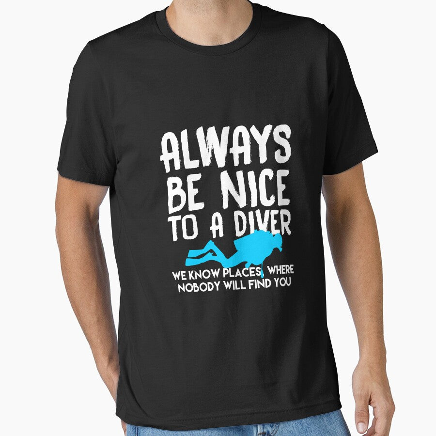 Funny Scuba Diving Long Sleeve Shirt For Divers by zerniakcor