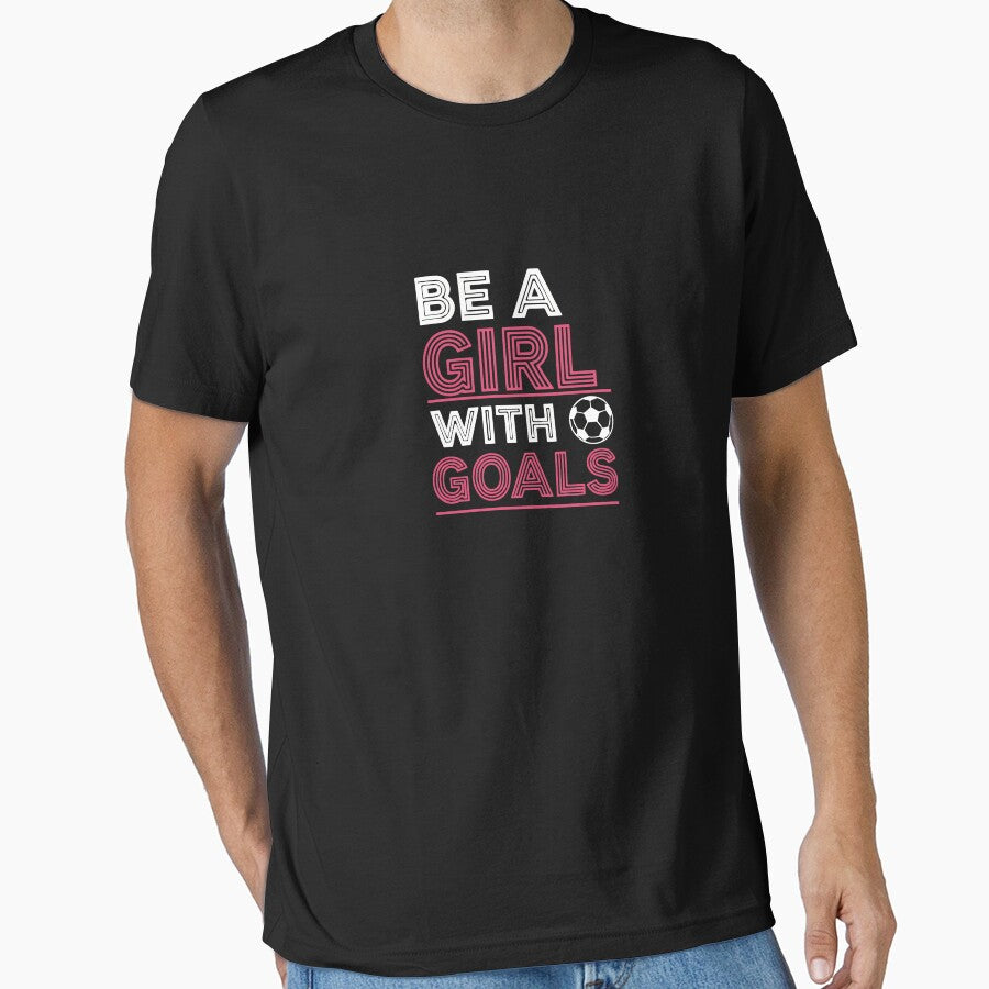 Be A Girl With Goals Soccer Player Female Sports Women Athlete by PopStars1993