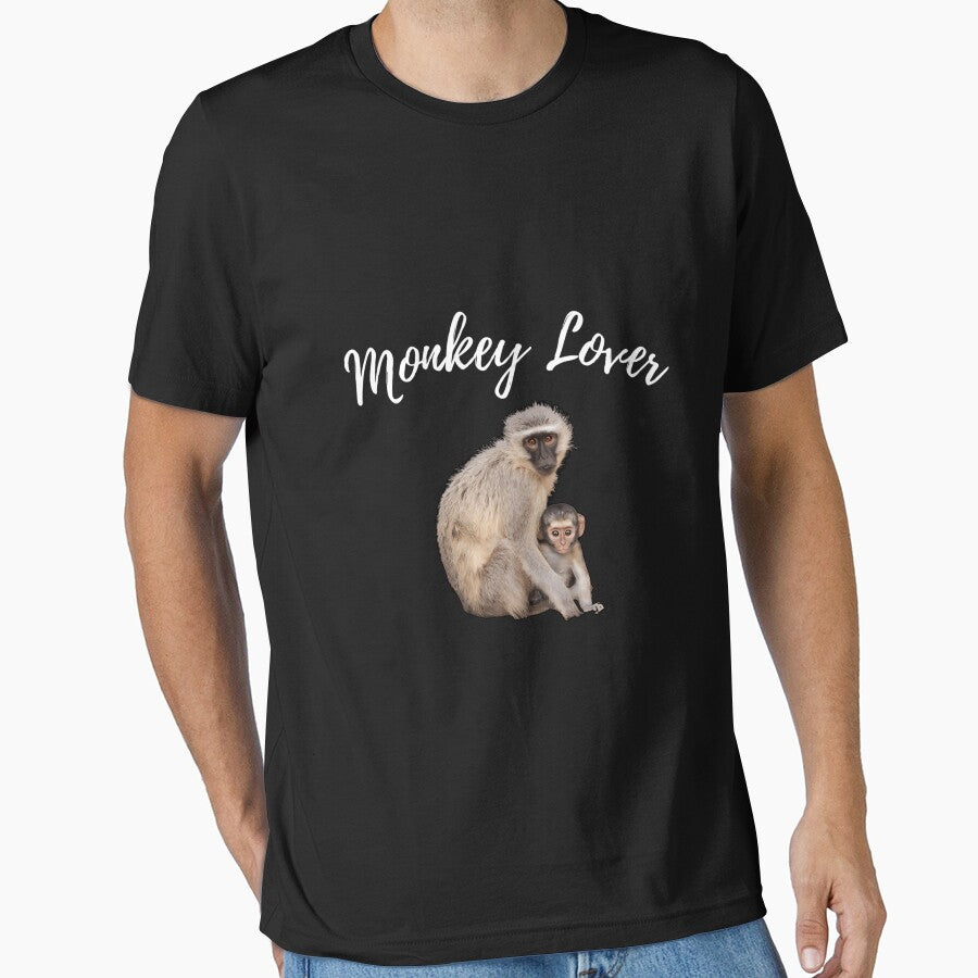 Cute Mother And Baby Monkeys by RosemarLorenz