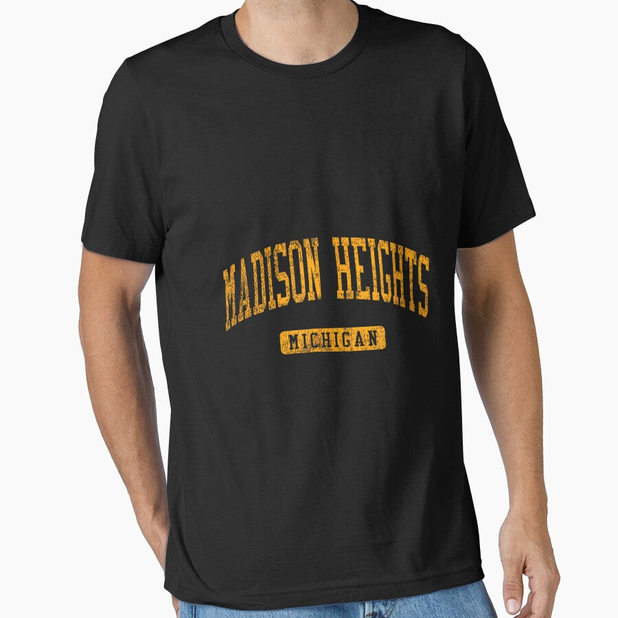 Madison Heights MI Vintage Athletic Sports Design JG3 by KristineLi