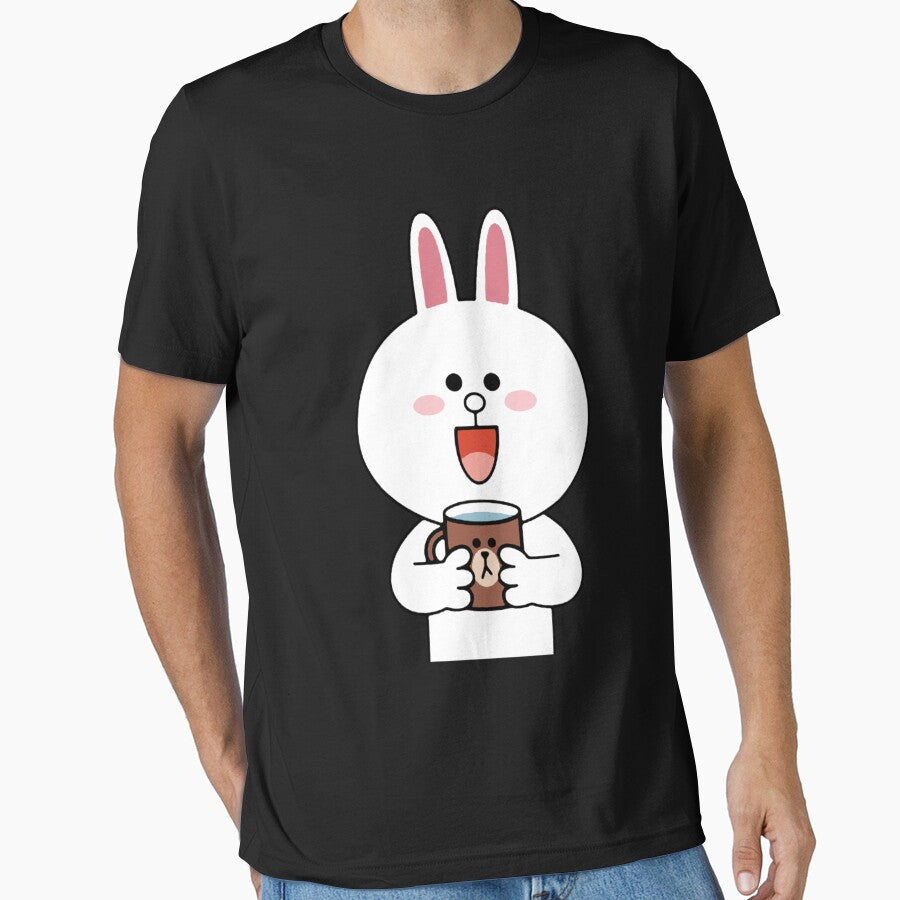 Cute cony bunny rabbit brown bear lovers forever Classic . by CameronBrewer1