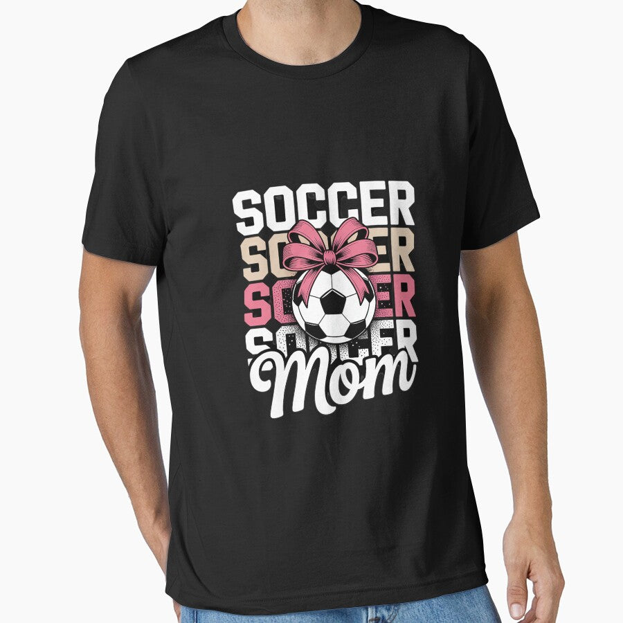 Groovy Soccer Mom Mother Coquette Bow Soccer by dainegilbert