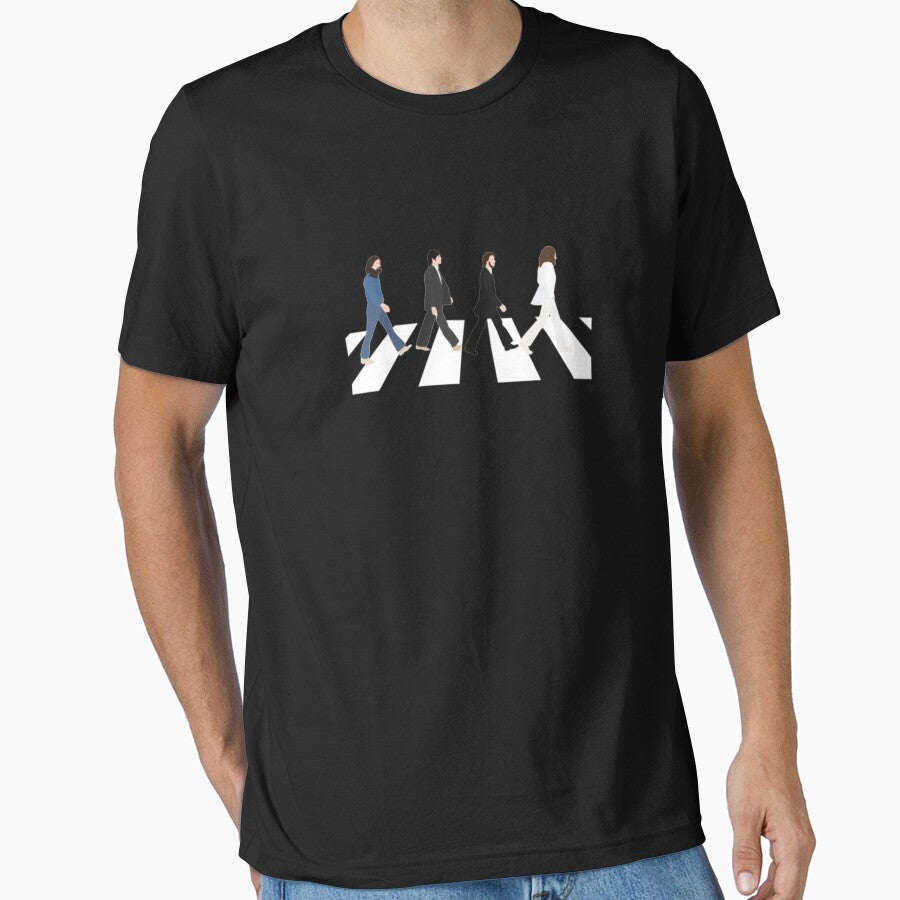 Abbey Road Retro Essential T-Shirt by RiccardoLoch