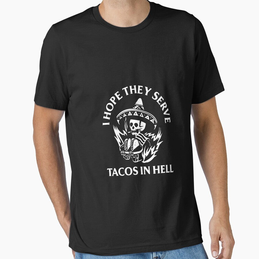 I Hope They Serve Tacos In Hell Unisex Crewneck by Evrallimee