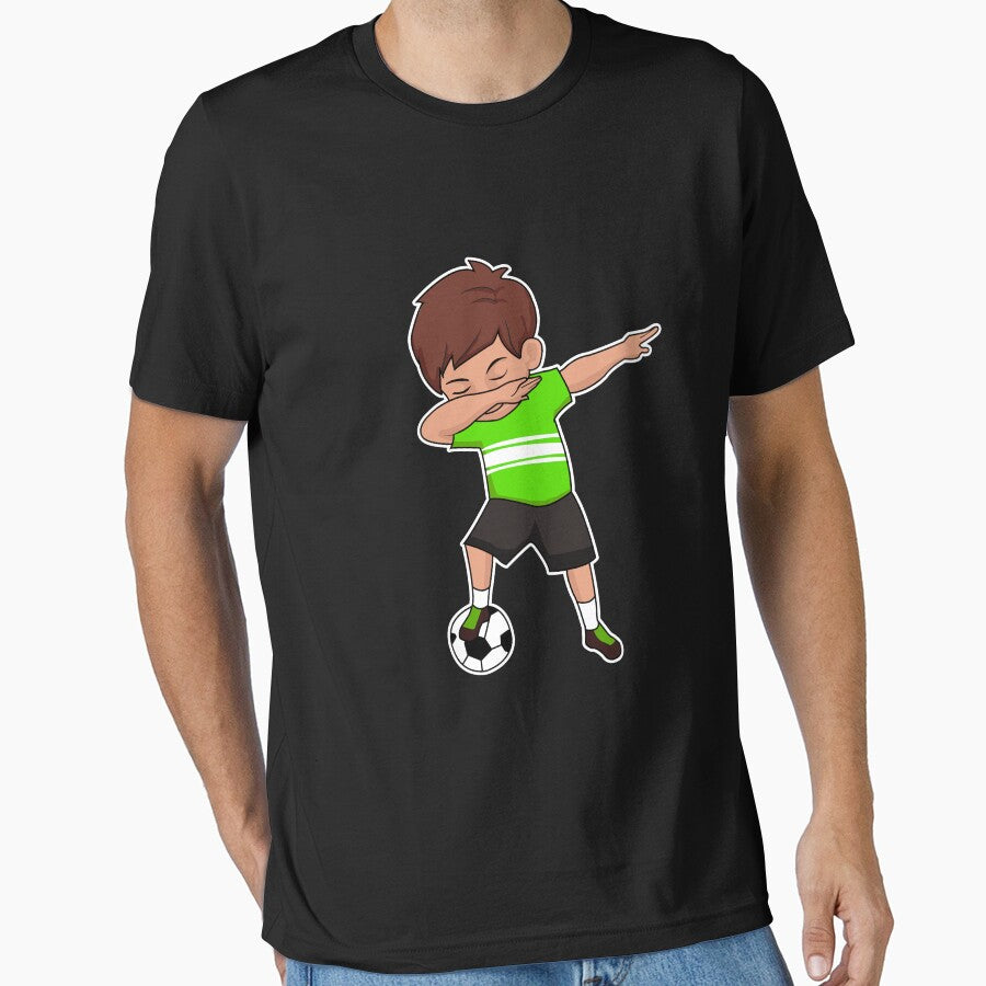 Dabbing Soccer Player Green Soccer Sports Team Athletic Soccer Athlete Coach by VollLaser