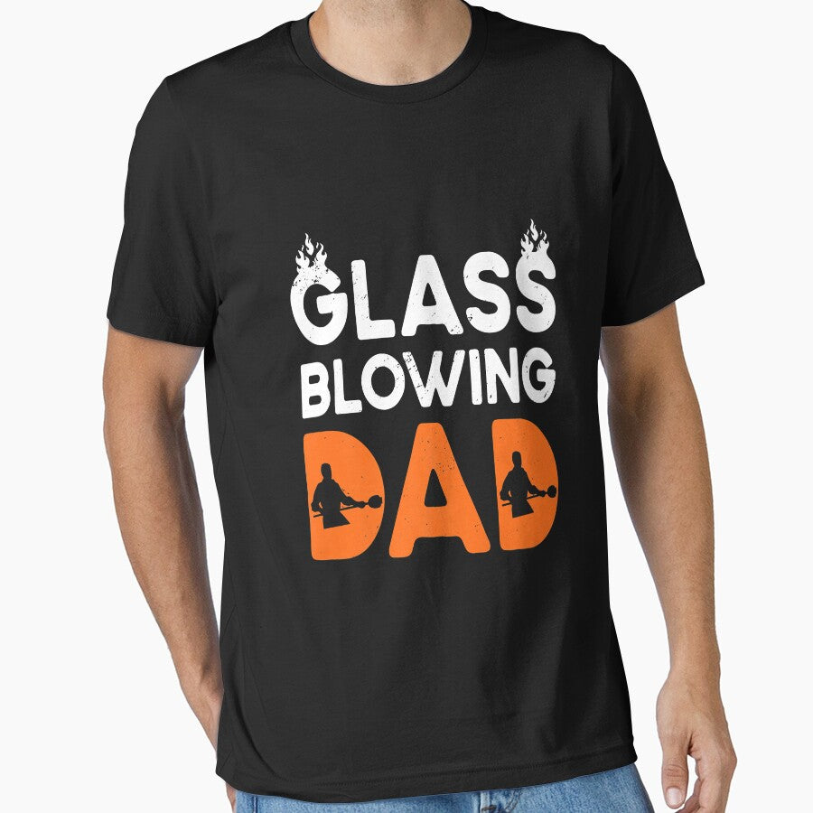 Glassblowing Dad Glassblower Father Blowpipe Glass Blower Premium by olgacadb
