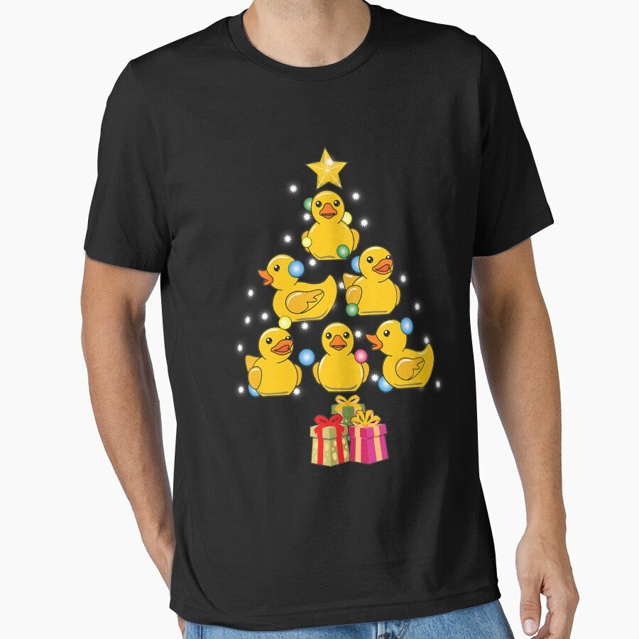 Duck Christmas Tree Duckie and Quack Christmas by LOYLEANTRELL