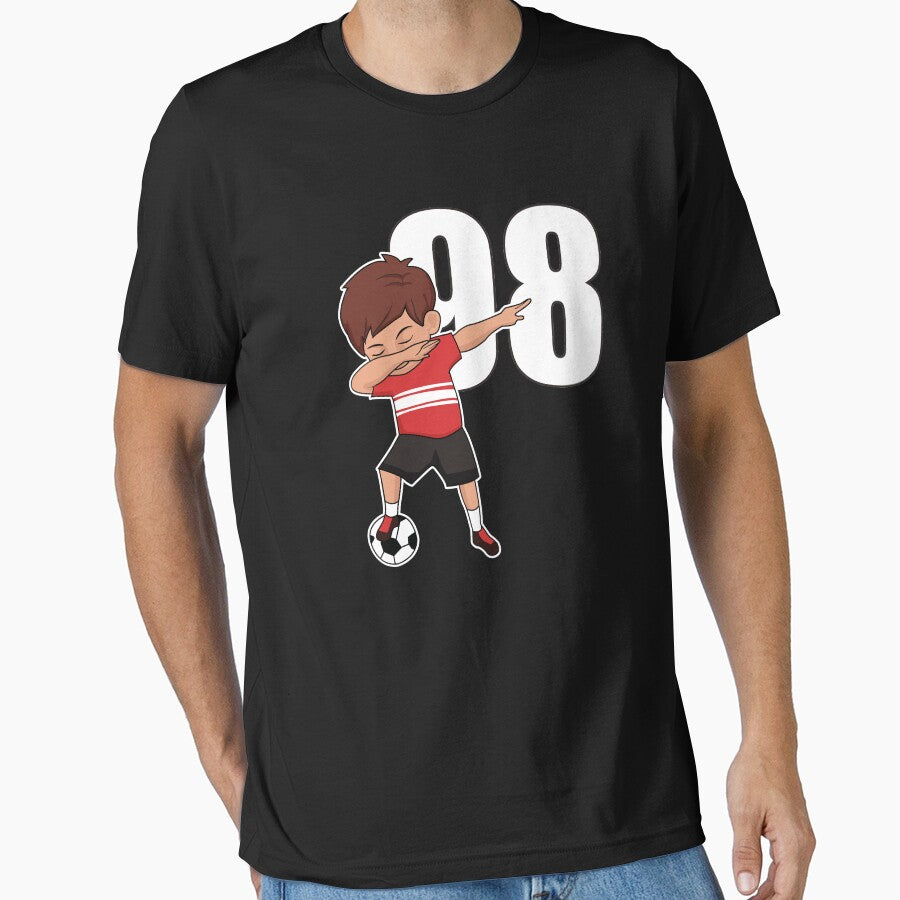 Awesome Soccer Player Number 98 Soccer Athlete Athletic Sports Team by VollLaser