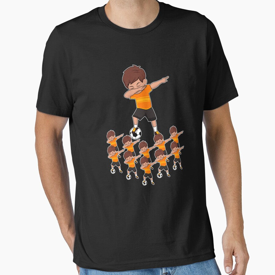 Awesome Soccer Player Orange Soccer Sports Team Athletic Soccer Athlete Coach by VollLaser