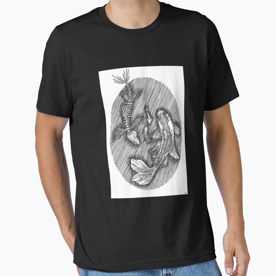 Koi Fish Premium T-Shirt by jennieloriu0