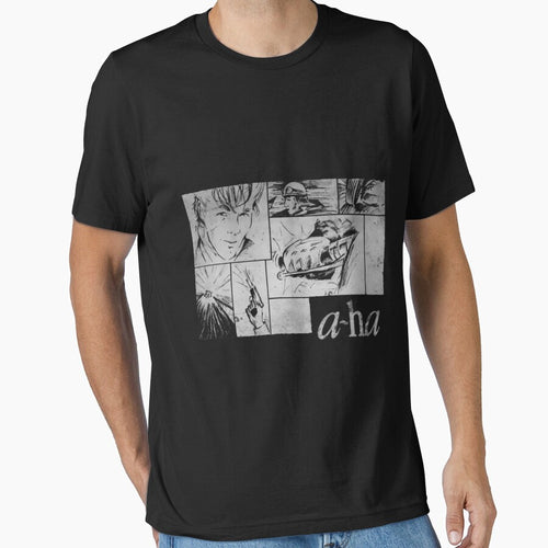 A-Ha Band 80S Retro Distressed Vintage Classic Tshirt Design Classic by SusanneMartinez
