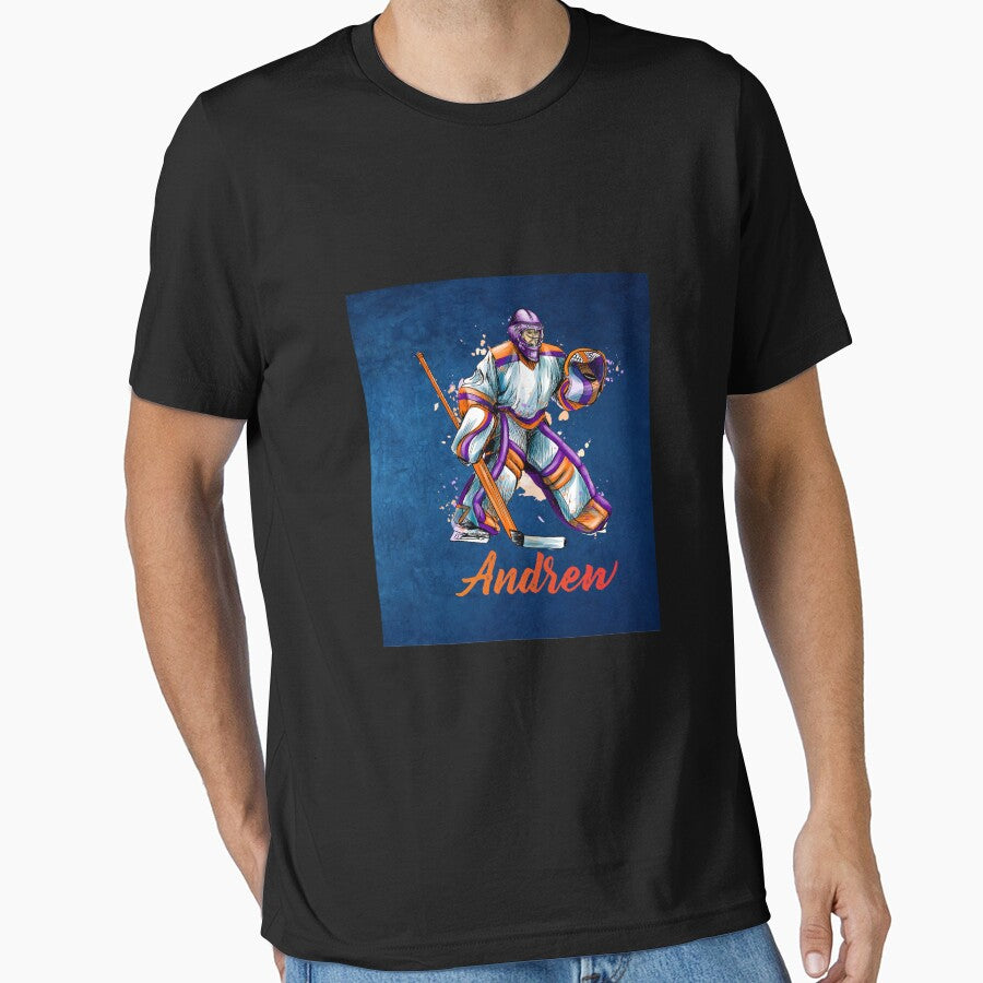 vintage hockey best pucking dad ever by KlausBachmann