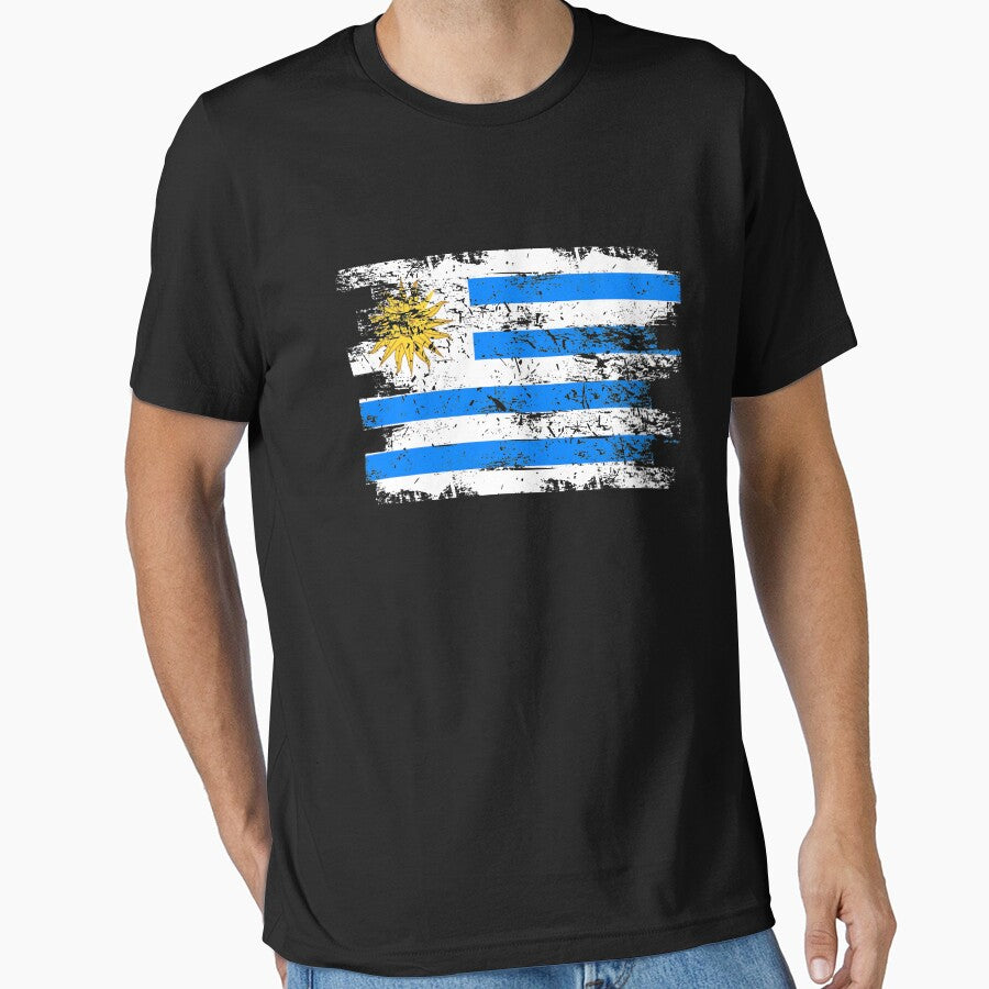 Uruguay Flag Gift Country Patriotic Travel Shirt Americas Light by threadsmonkey