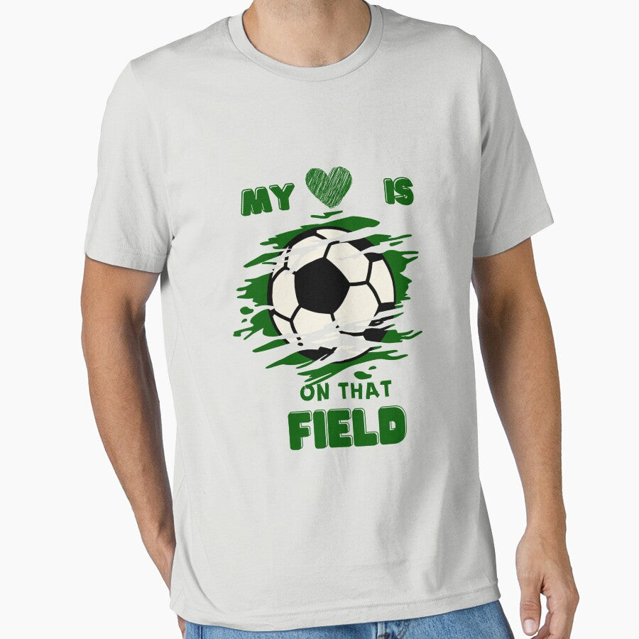 My Heart is on that Field Soccer by speakupandshine