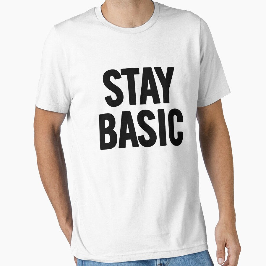 Stay Basic (Black) by sergiovarela