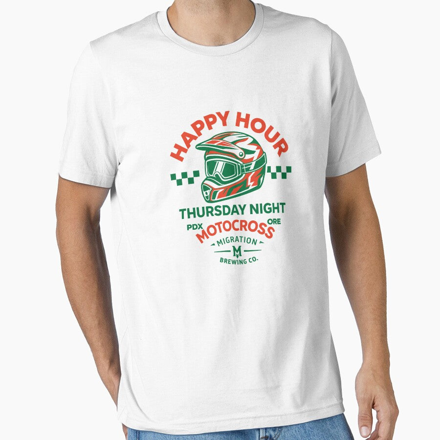 Motorcycle Skull Rev It Up T-Shirt by Matinez Pink
