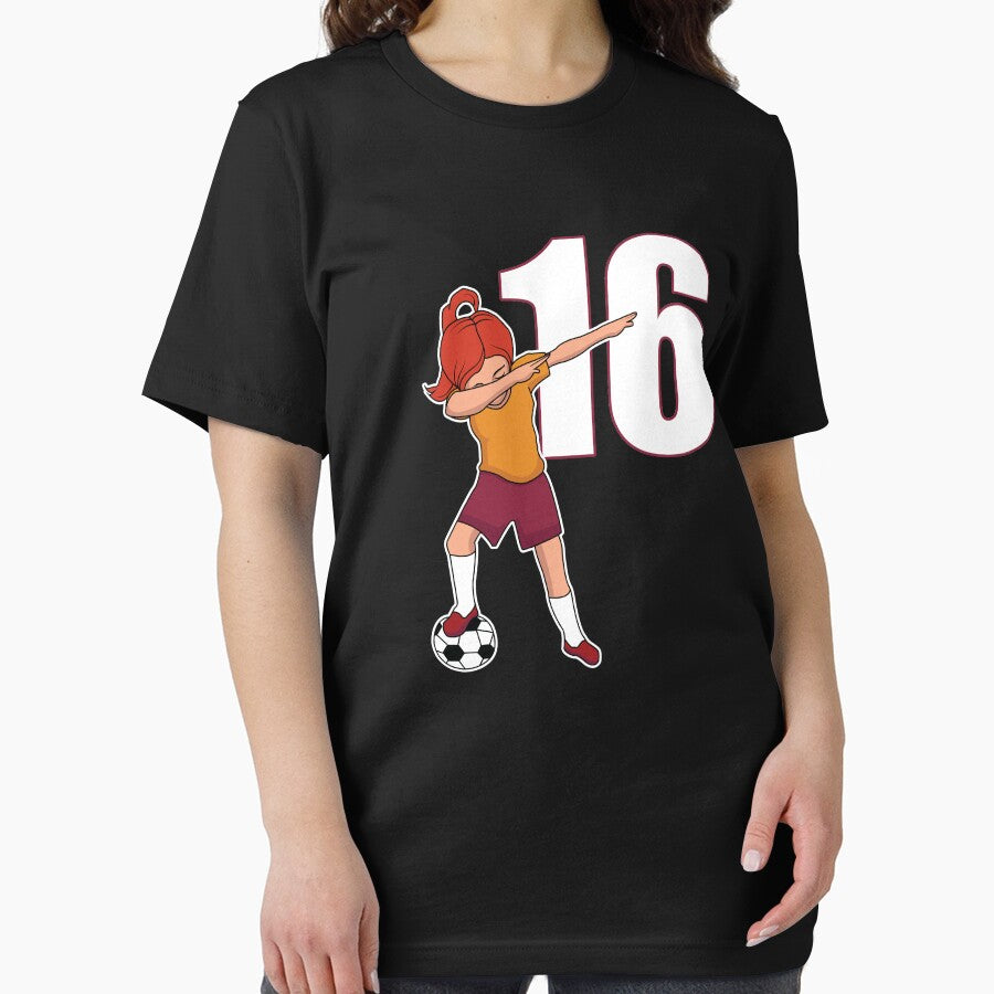 Awesome Soccer Player Number 16 Soccer Athlete Athletic Sports Team by VollLaser