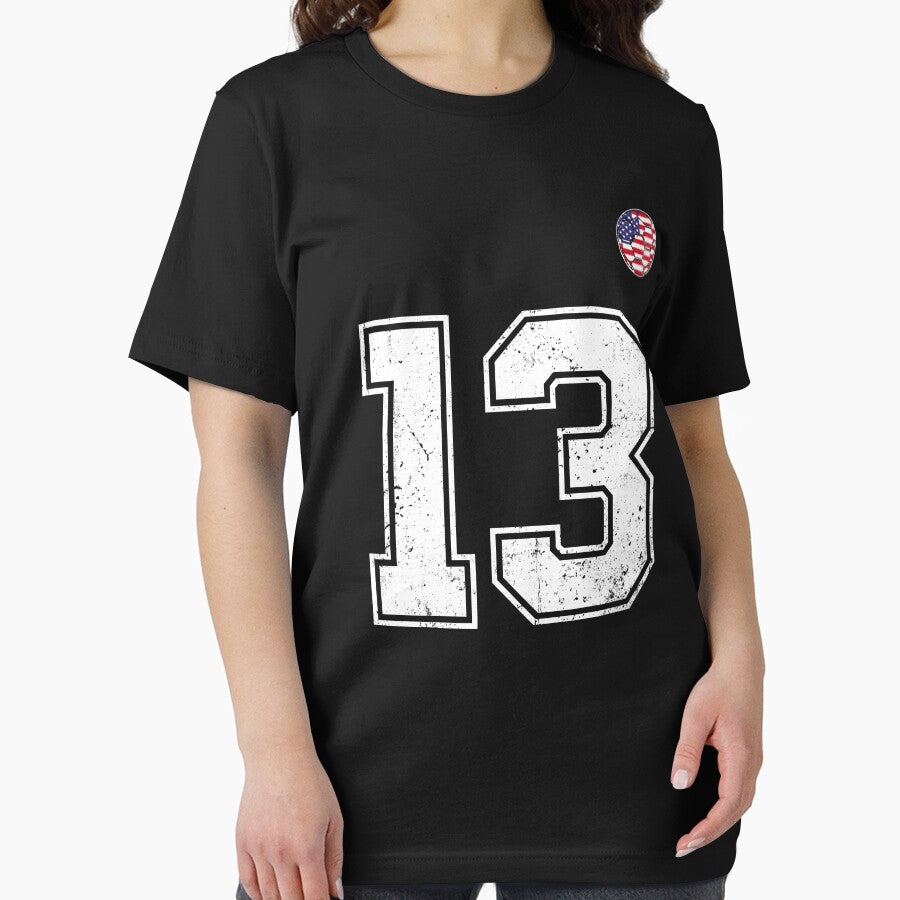 Soccer player Jersey number 13 Usa Fans by RoyesButler