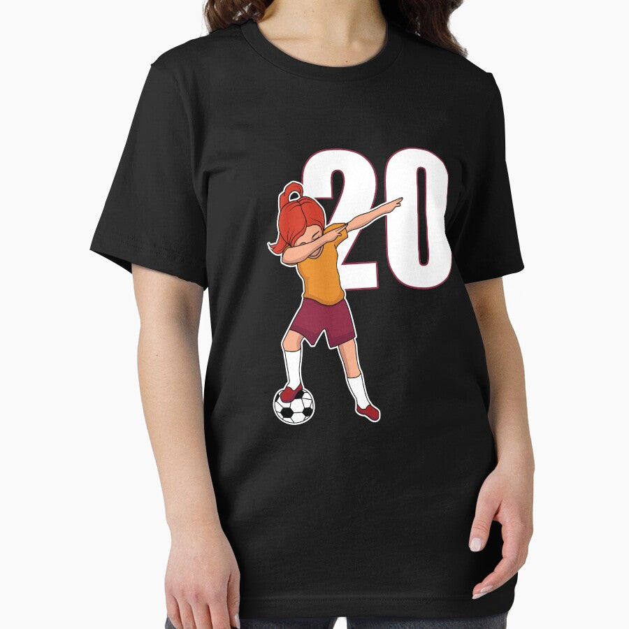 Awesome Soccer Player Girl Number 20 Soccer Athlete Women Athletic Sports Team by VollLaser