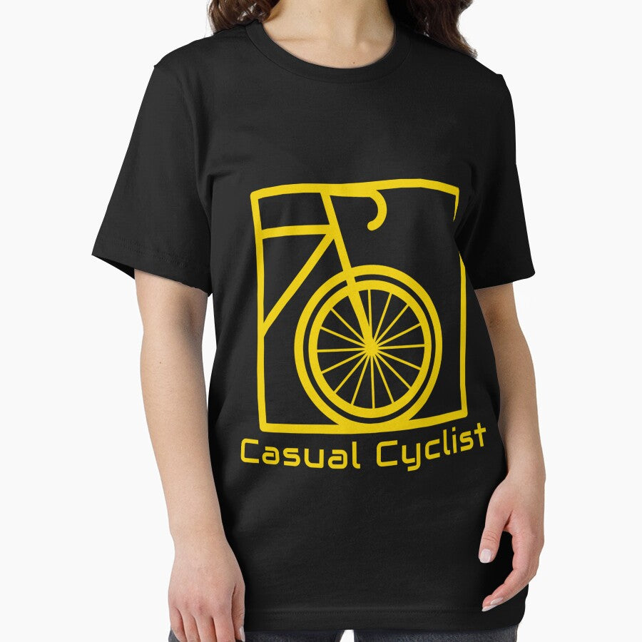 Casual Cyclist Cycling T-Shirt Sticker by heajosephgi3