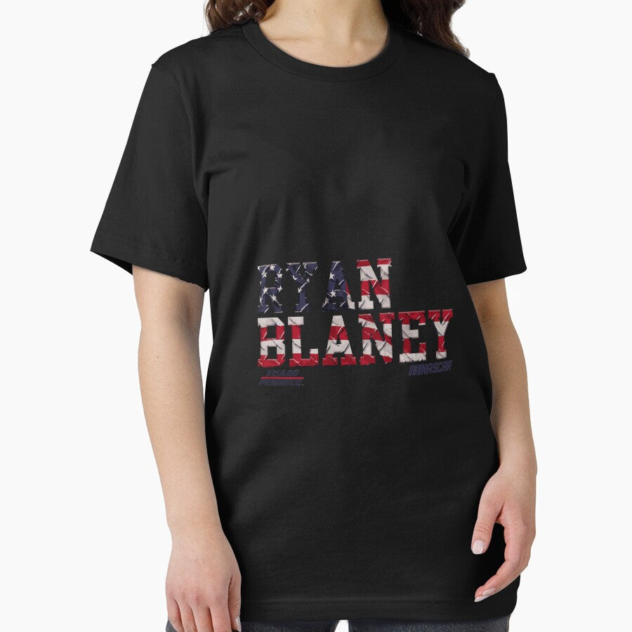 NASCAR - Ryan Blaney - Americana Long Sleeve T-Shirt by merystowe1