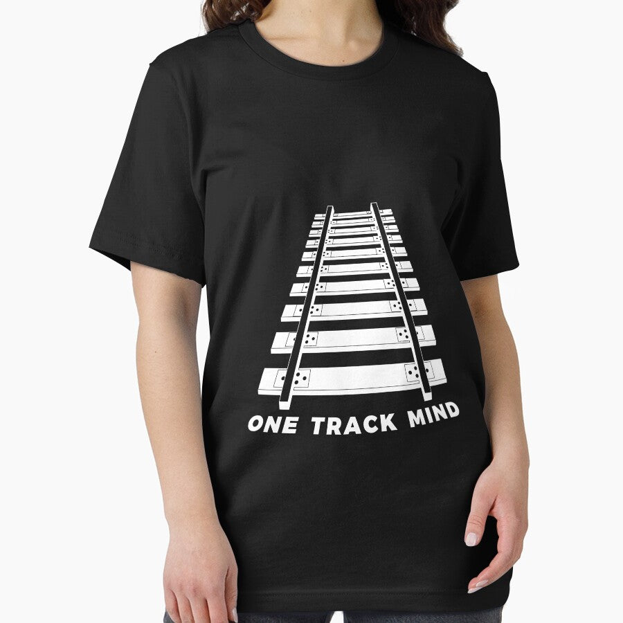 Train Long Sleeve Shirt Funny One Track Mind Apparel by celestekey