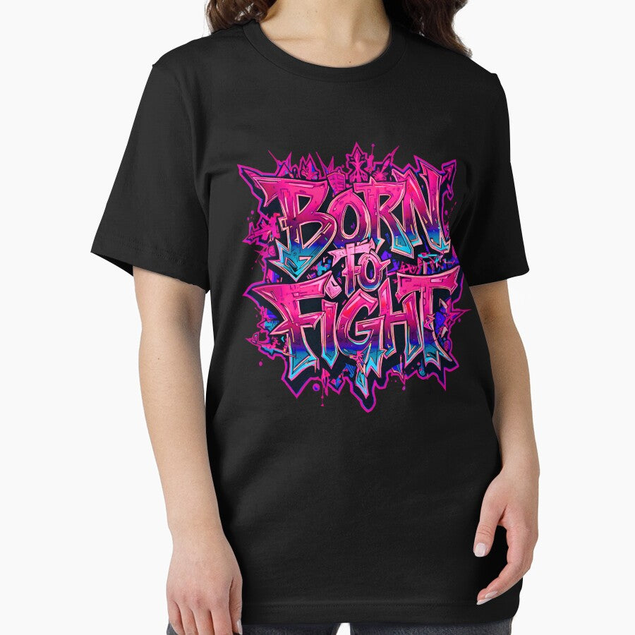 Born to Fight Urban Streetwear – Bold Graffiti Urban Style by typoinspired