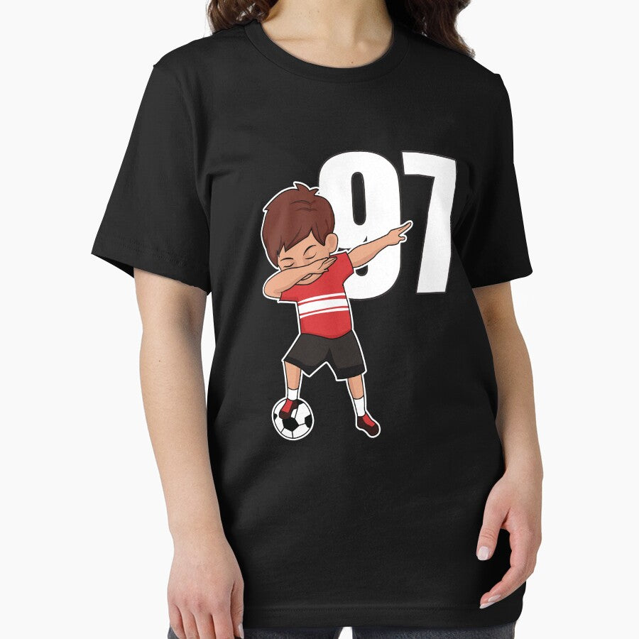 Awesome Soccer Player Number 97 Soccer Athlete Athletic Sports Team by VollLaser