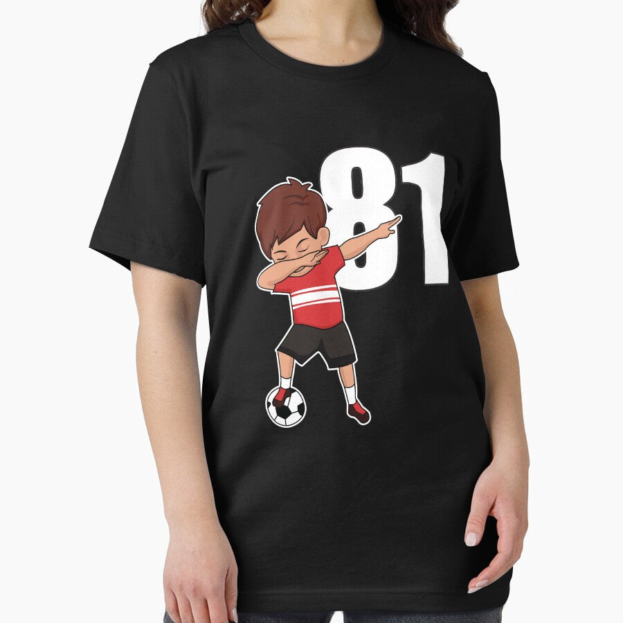 Awesome Soccer Player Number 81 Soccer Athlete Athletic Sports Team by VollLaser