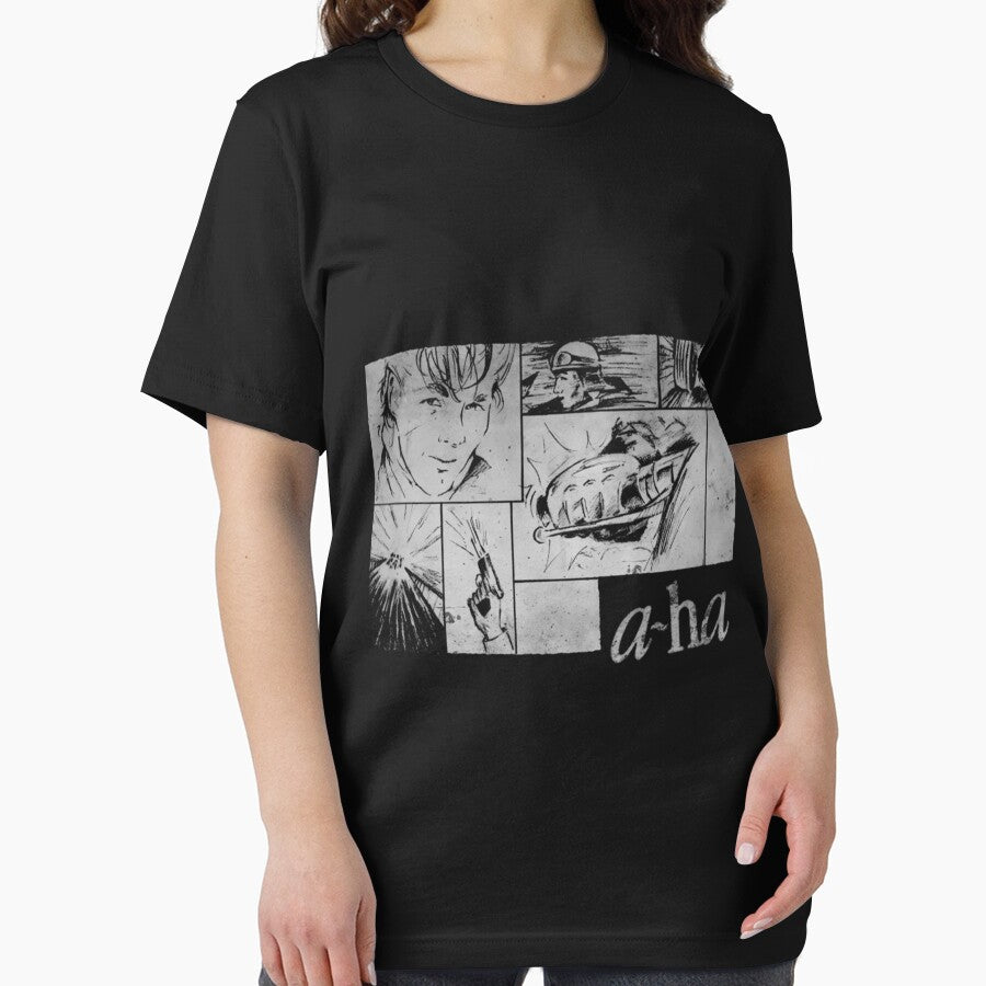 A-Ha Band 80S Retro Distressed Vintage Classic Tshirt Design Classic by SusanneMartinez