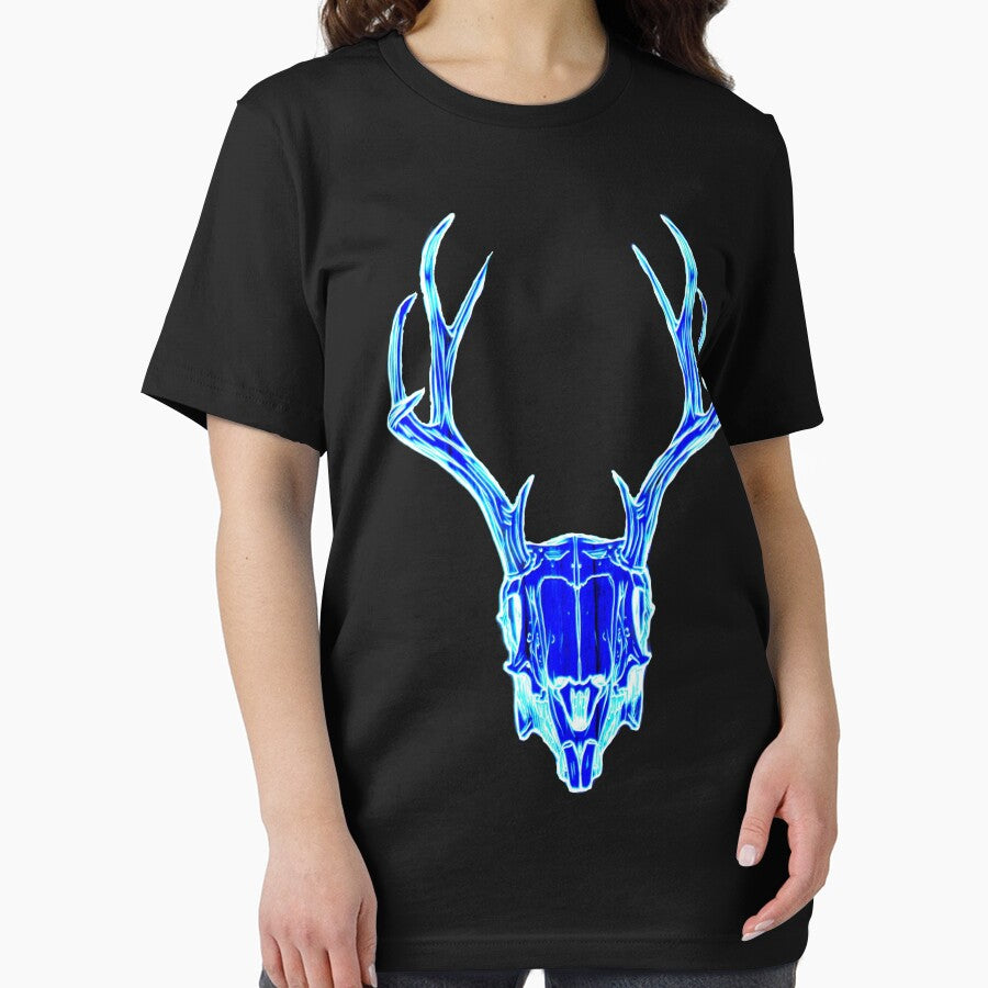 Neon Deer head skeleton design by Dven-Clothes