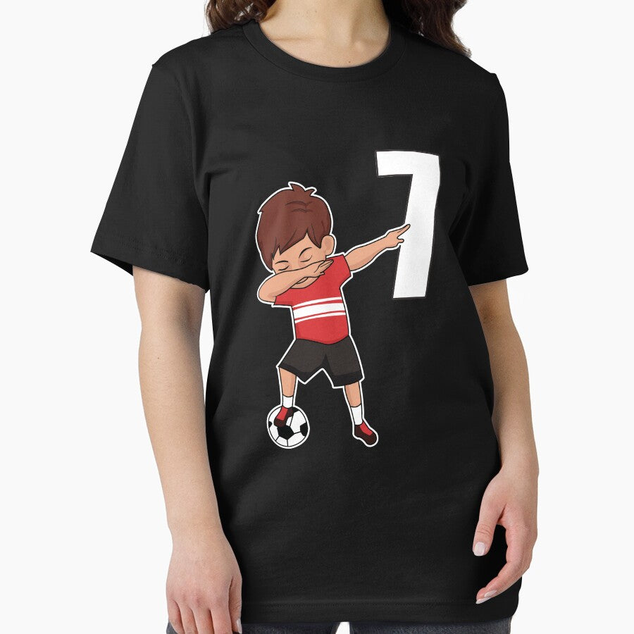 Awesome Soccer Player Number 7 Soccer Athlete Athletic Sports Team by VollLaser